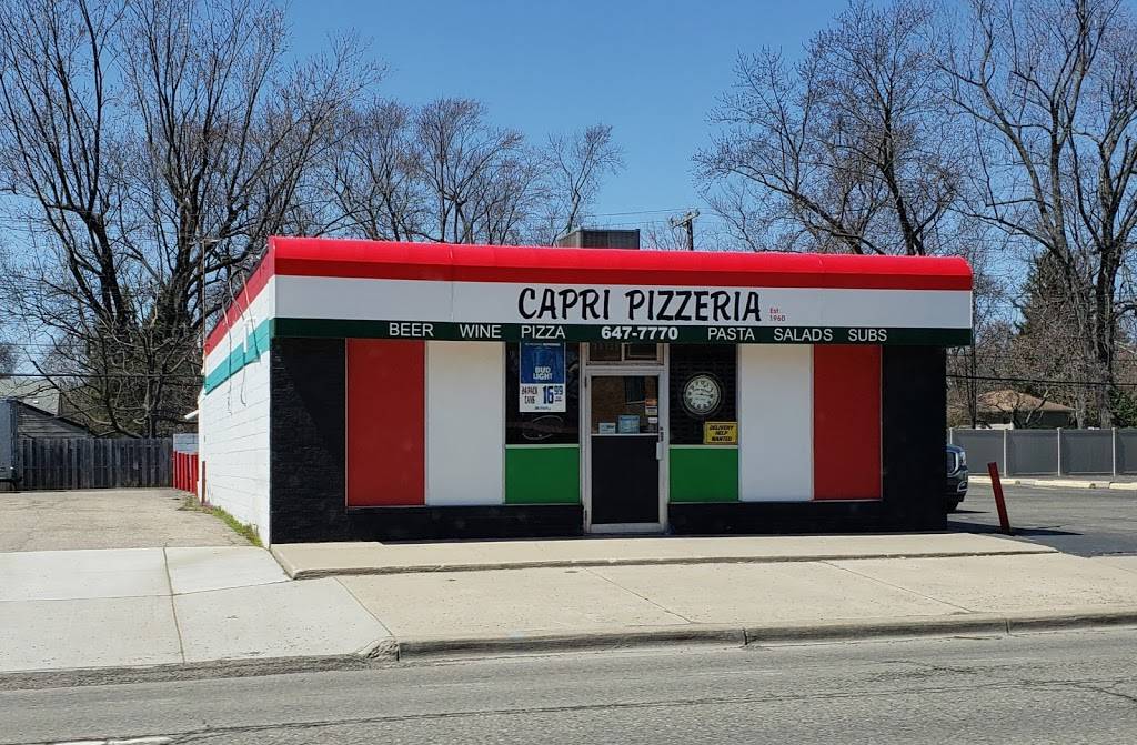 Capri Pizzeria | restaurant | 30735 Greenfield Rd, Southfield, MI 48076, USA | 2486477770 OR +1 248-647-7770