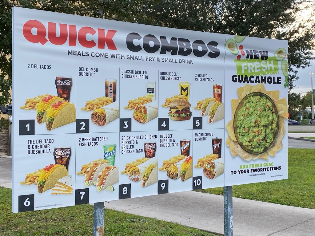 Del Taco | meal takeaway | 6855 Grand National Dr, Orlando, FL 32819, USA | 4073630738 OR +1 407-363-0738