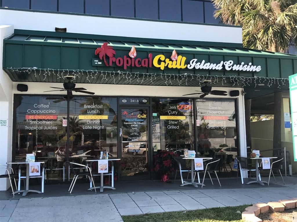 Tropical Grill Island Cuisine | restaurant | 241 N Ocean Dr, Deerfield Beach, FL 33441, USA | 7542275055 OR +1 754-227-5055