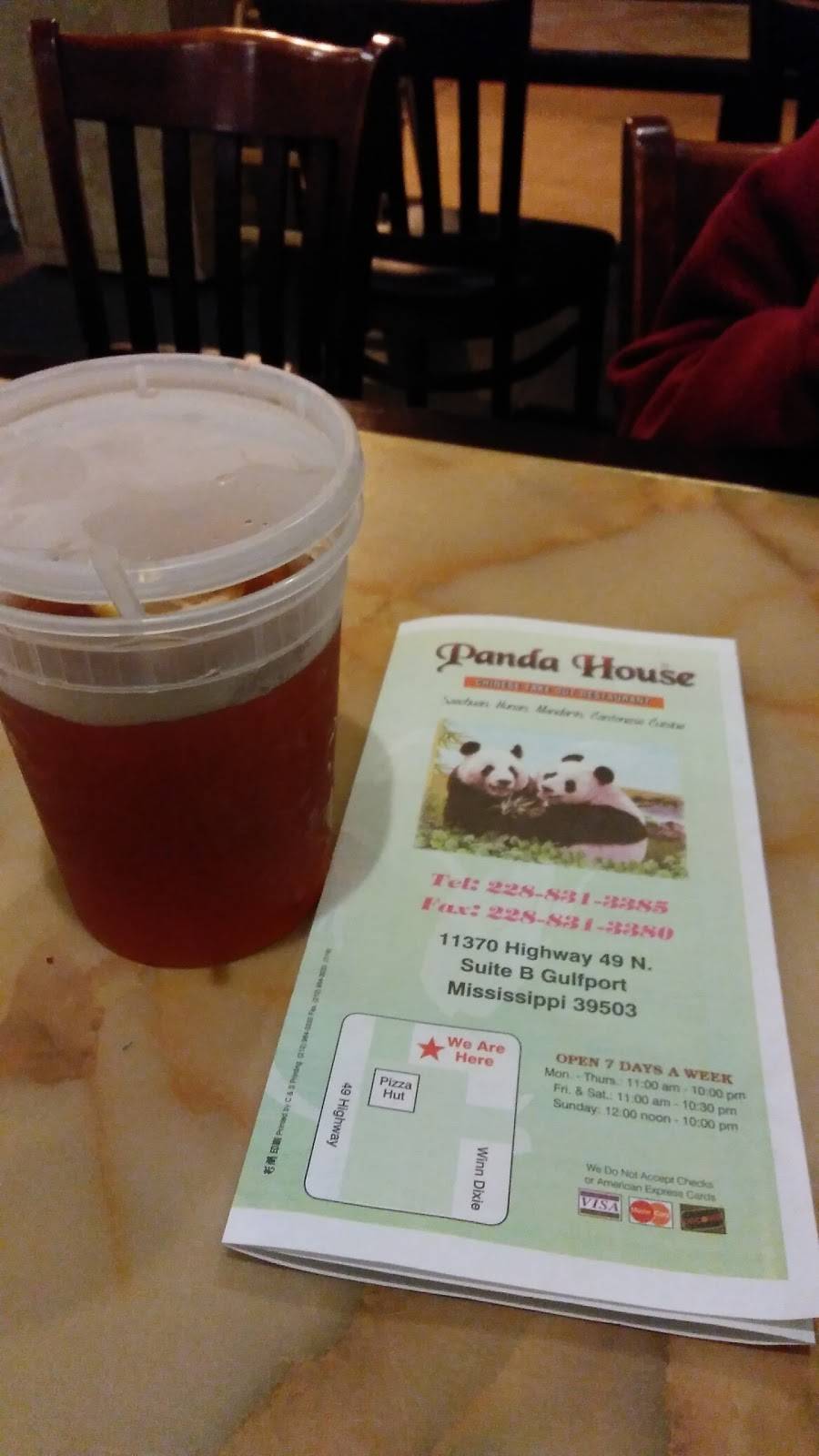 Panda House | restaurant | 11370 US 49, Gulfport, MS 39503, USA | 2288313385 OR +1 228-831-3385