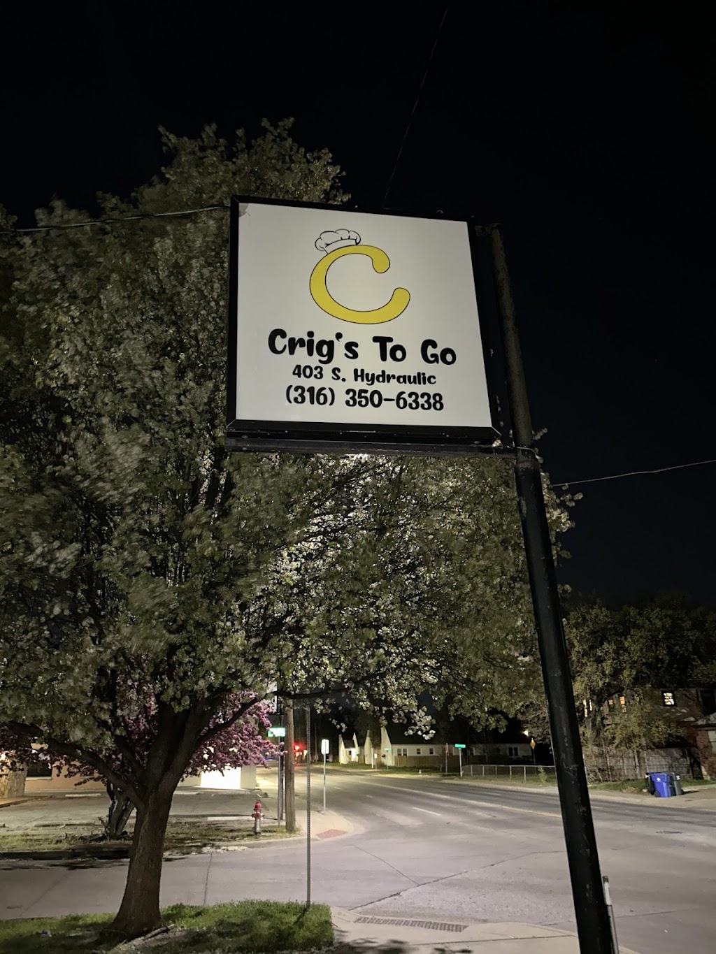 Crig’s To Go | restaurant | 403 S Hydraulic Ave, Wichita, KS 67211, USA | 3163506338 OR +1 316-350-6338