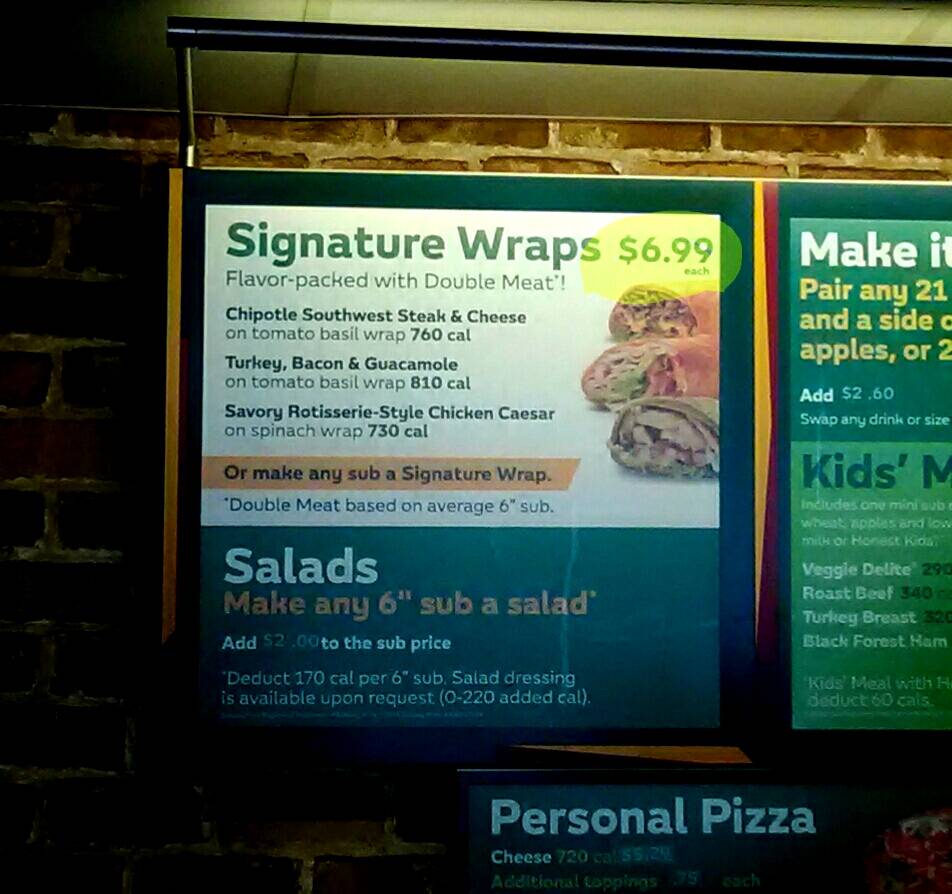 Subway Restaurants | restaurant | 1309 Taft Hwy, Signal Mountain, TN 37377, USA | 4238864023 OR +1 423-886-4023