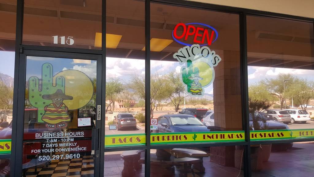 Nicos Mexican Food | restaurant | 11165 N La Cañada Dr, Tucson, AZ 85737, USA | 5202979610 OR +1 520-297-9610