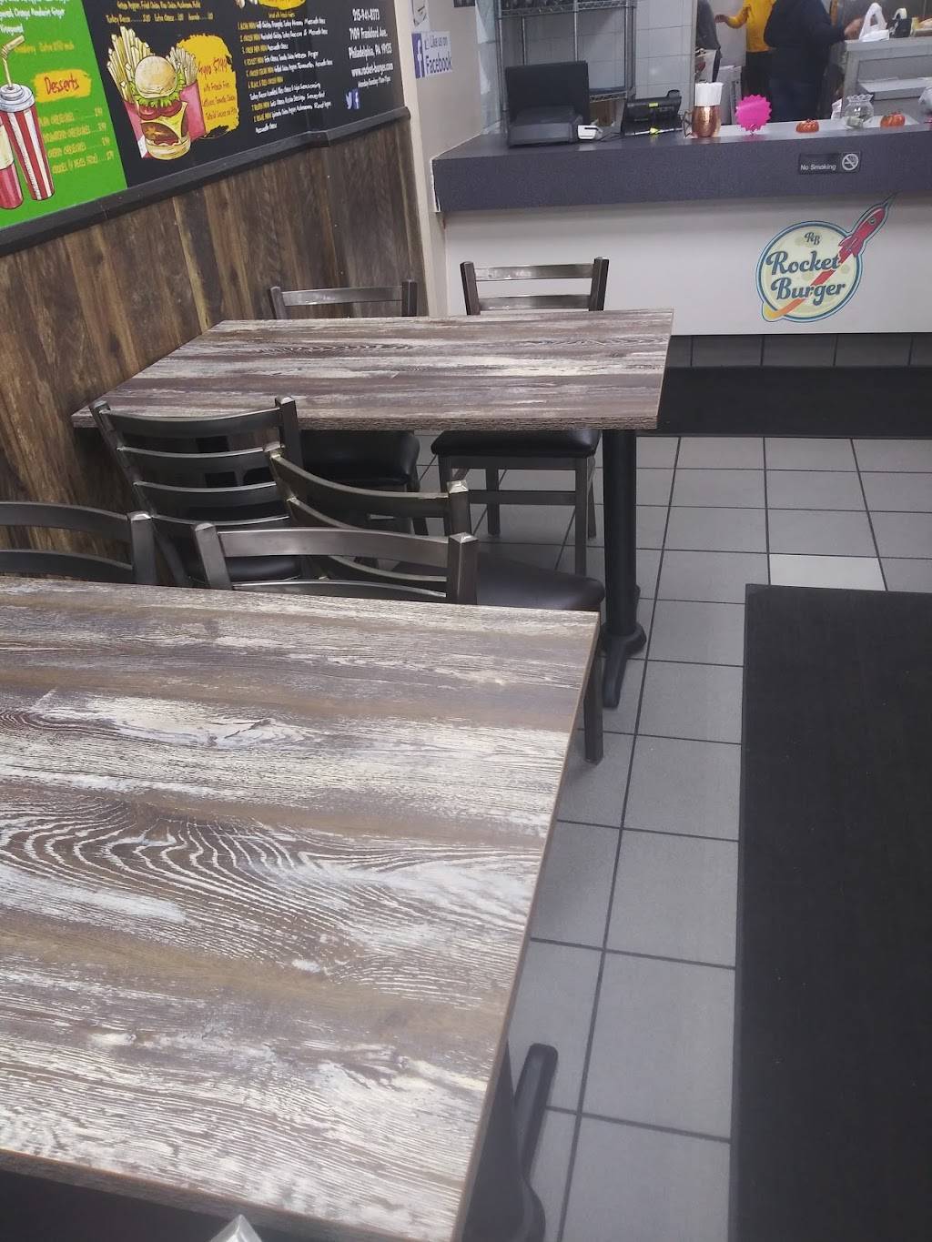 Rocket Burger | restaurant | 7109 Frankford Ave, Philadelphia, PA 19135, USA | 2159418373 OR +1 215-941-8373