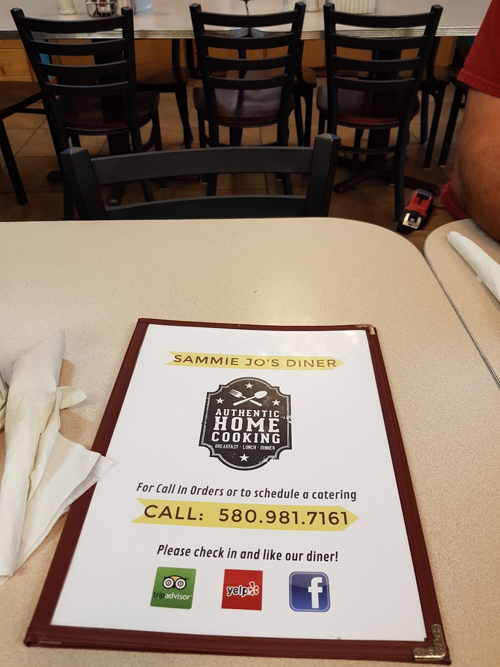 Sammie Jos | restaurant | 703 Main St, Wright City, OK 74766, USA | 5809817161 OR +1 580-981-7161