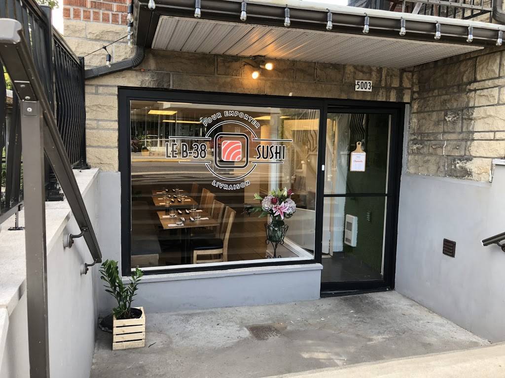 Le B-38 sushi | restaurant | 5003 Rue Beaubien E, Montréal, QC H1T 1V6, Canada | 5147256100 OR +1 514-725-6100