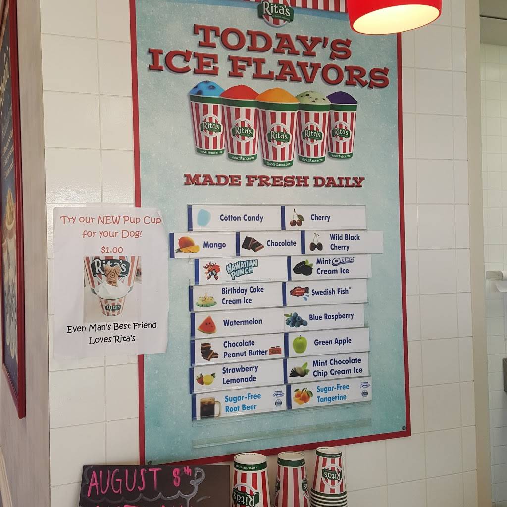 Ritas Italian Ice & Frozen Custard | restaurant | 1510 Rock Spring Rd, Forest Hill, MD 21050, USA | 4108360611 OR +1 410-836-0611