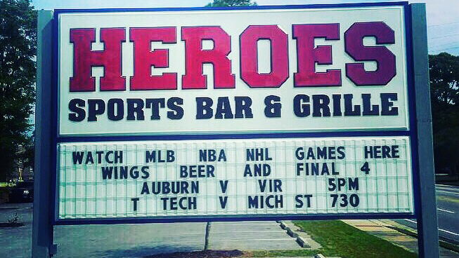 Heroes Sports Bar & Grille - West Mobile | restaurant | 36 Hillcrest Rd, Mobile, AL 36608, USA | 2513419464 OR +1 251-341-9464