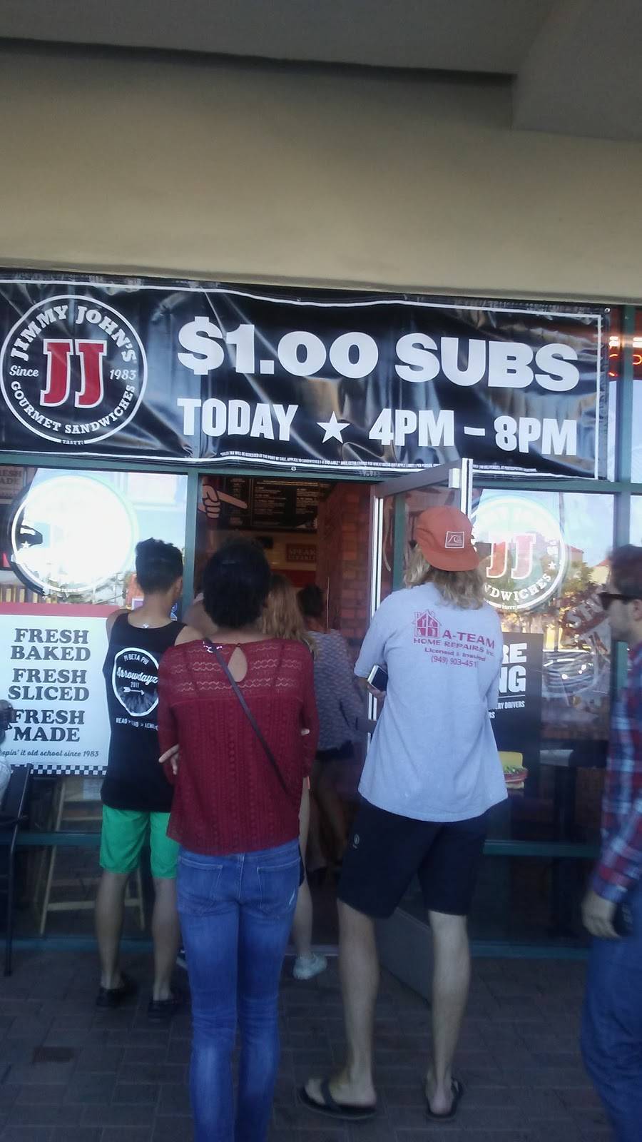 Jimmy Johns | meal delivery | 1835 Newport Blvd Ste. D153, Costa Mesa, CA 92627, USA | 9496462541 OR +1 949-646-2541