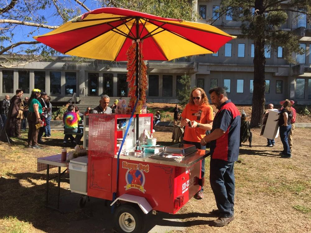 Happy Dog Hot Dogs | meal takeaway | Auto Body Parking lot, 324 River St, Santa Cruz, CA 95060, USA | 8313322057 OR +1 831-332-2057