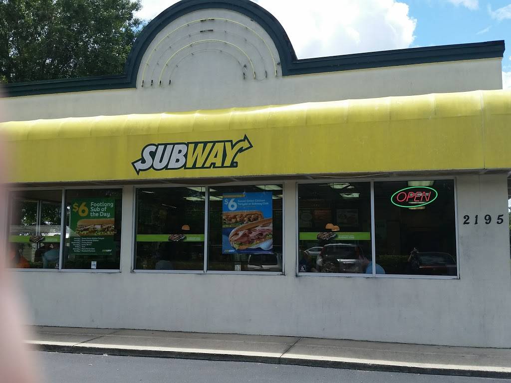 Subway Restaurants | restaurant | 2195 FL-16, St. Augustine, FL 32084, USA | 9048250130 OR +1 904-825-0130