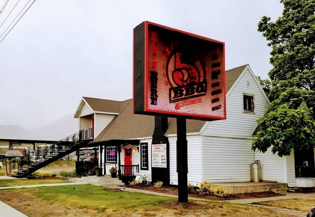 5 Star BBQ Company | restaurant | 70 Geneva Rd, Orem, UT 84057, USA | 8012252685 OR +1 801-225-2685