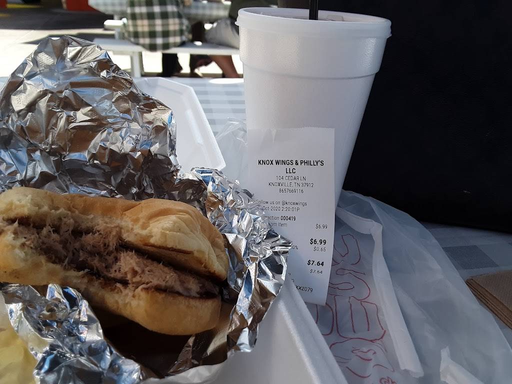Knox Wings & Phillys | restaurant | 104 Cedar Ln, Knoxville, TN 37912, USA | 8657669116 OR +1 865-766-9116