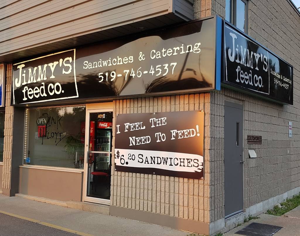 Jimmys Feed Co. | restaurant | 401 Weber St N, Waterloo, ON N2J 3J2, Canada | 5197464537 OR +1 519-746-4537