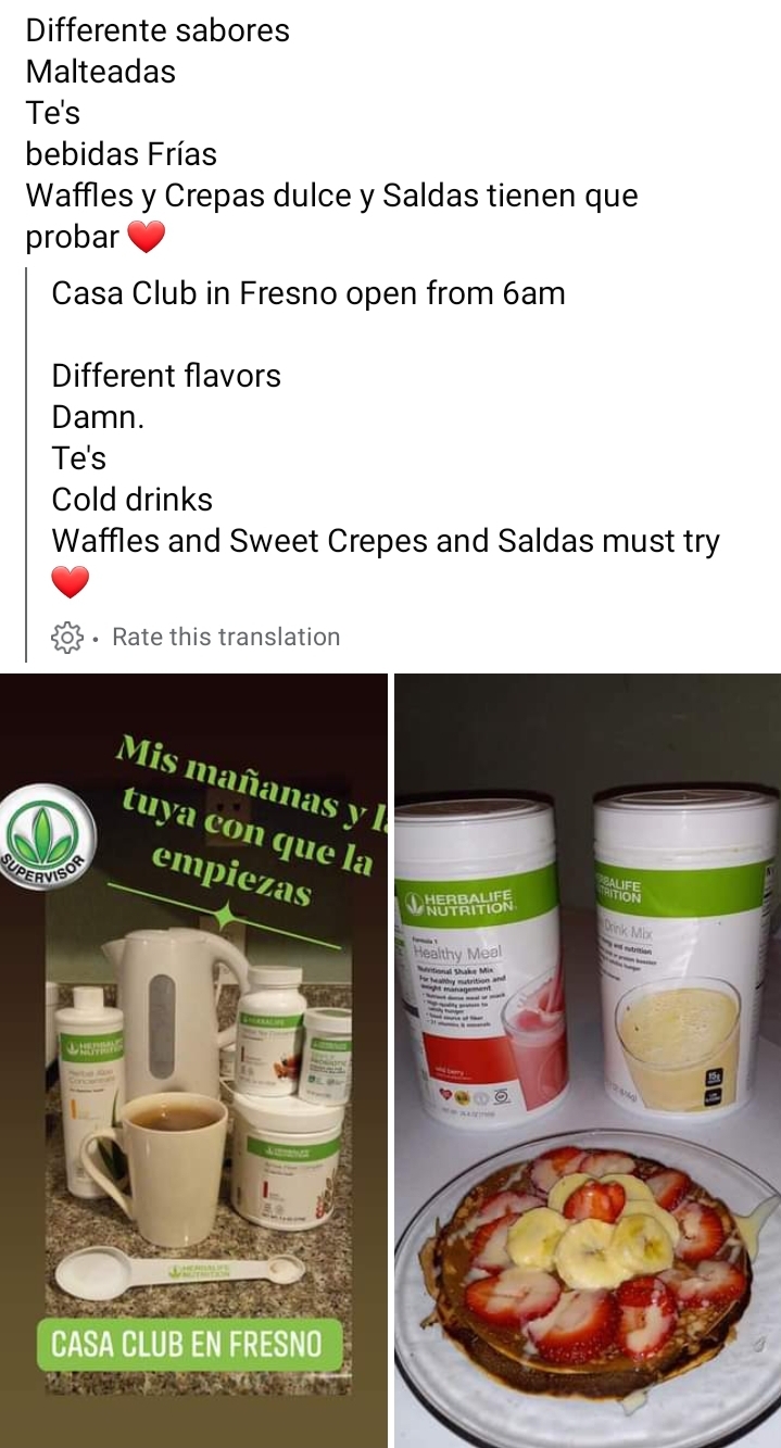 Casa Club Herbalife | restaurant | 334 W Geary St, Fresno, CA 93706, USA | 5596140634 OR +1 559-614-0634