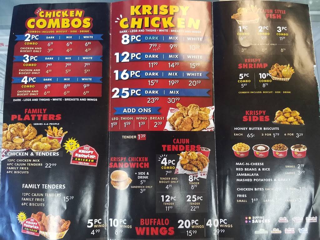 Krispy Krunchy Chicken | restaurant | 806 Main St, Springfield, MA 01105, USA | 4137323150 OR +1 413-732-3150
