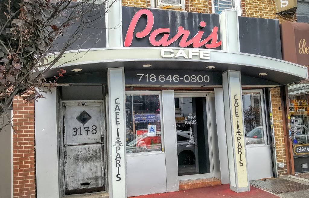 Cafe Paris | restaurant | 3178 Coney Island Ave, Brooklyn, NY 11235, USA | 7186460800 OR +1 718-646-0800