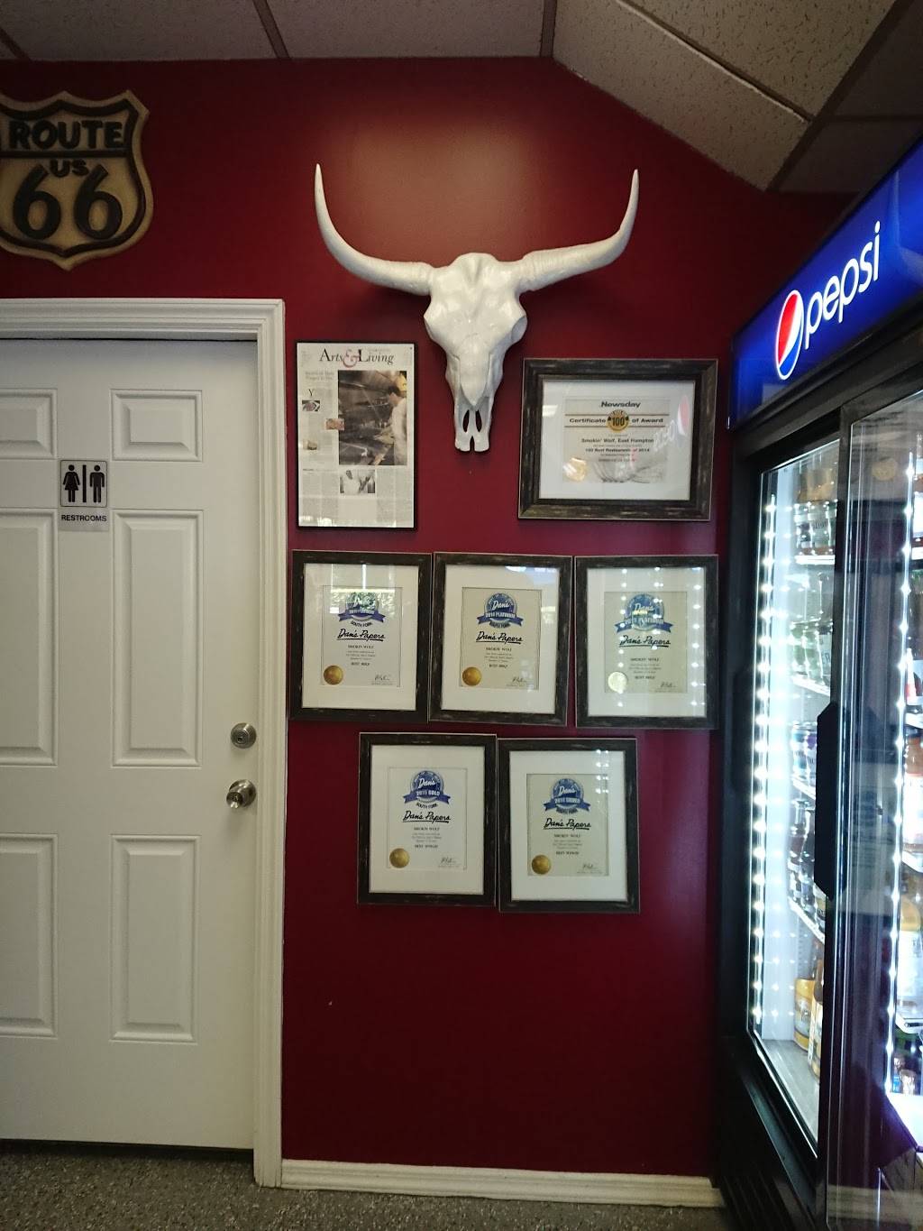 Smokin Wolf BBQ & More | meal takeaway | 199 Pantigo Rd, East Hampton, NY 11937, USA | 6316046470 OR +1 631-604-6470