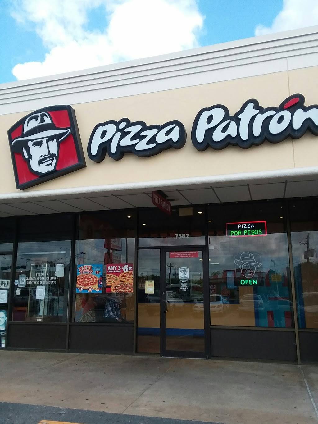 Pizza Patrón | meal takeaway | 7582 W Bellfort Ave, Houston, TX 77096, USA | 7139889779 OR +1 713-988-9779