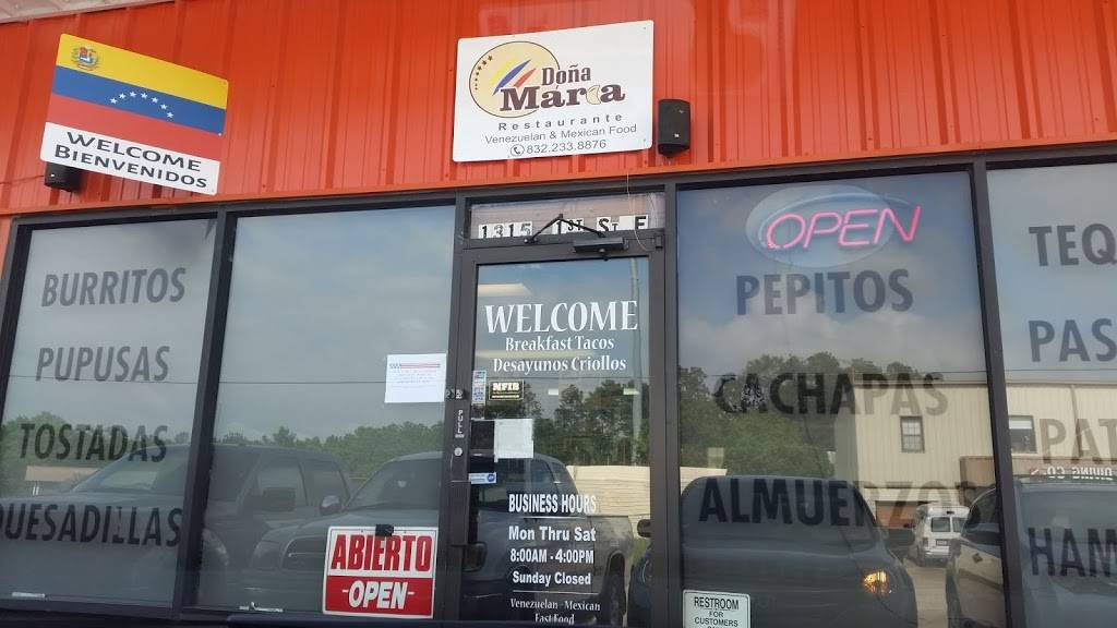 Dona Maria Restaurante | restaurant | 1315 1st St E, Humble, TX 77338, USA | 8322338876 OR +1 832-233-8876