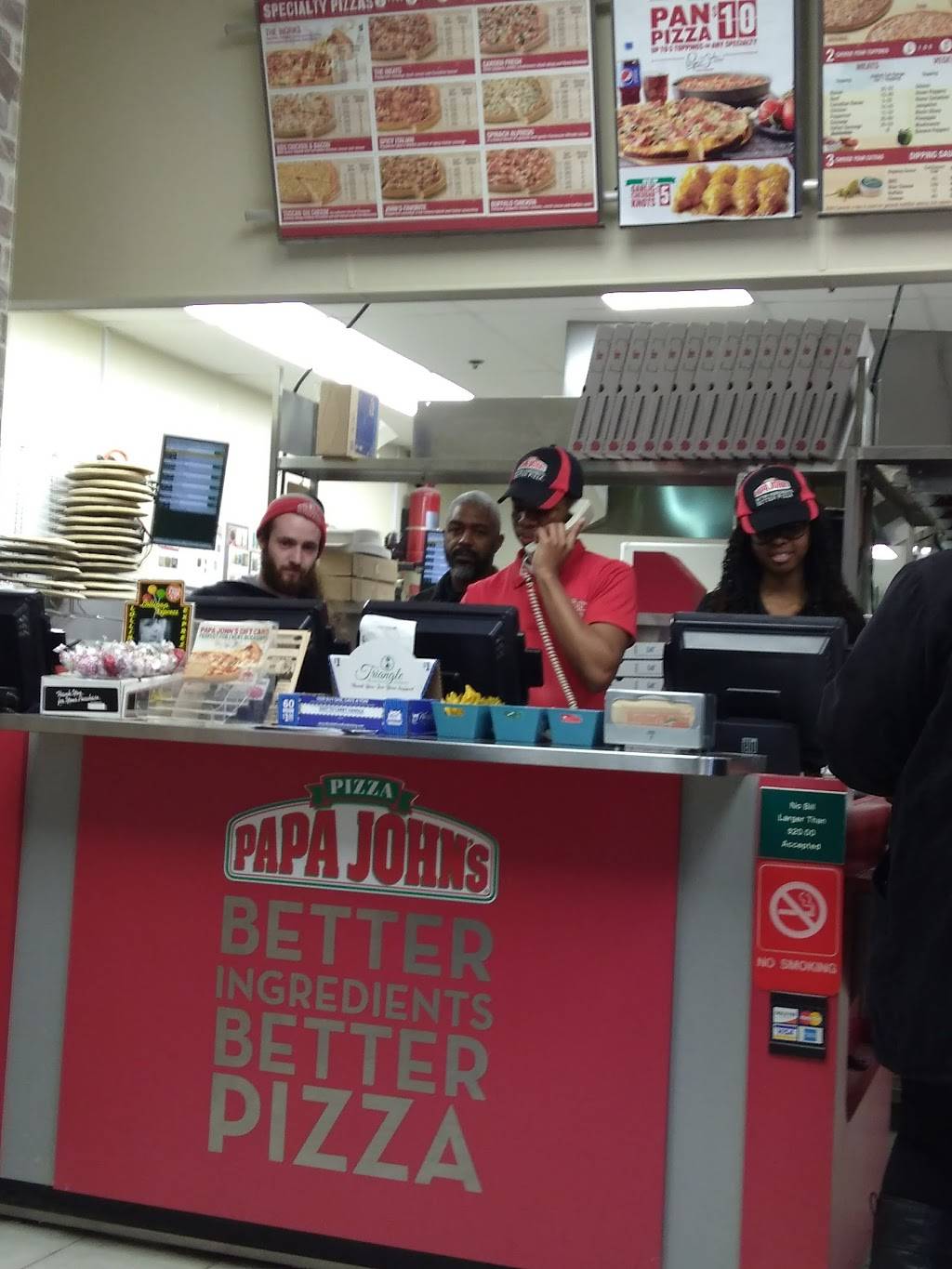 Papa Johns Pizza | restaurant | 238 Grande Heights Dr, Cary, NC 27513, USA | 9194621441 OR +1 919-462-1441