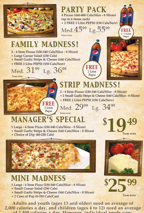Godfathers Pizza - Hagersville | restaurant | 5-20 Main St N, Hagersville, ON N0A 1H0, Canada | 9057680444 OR +1 905-768-0444