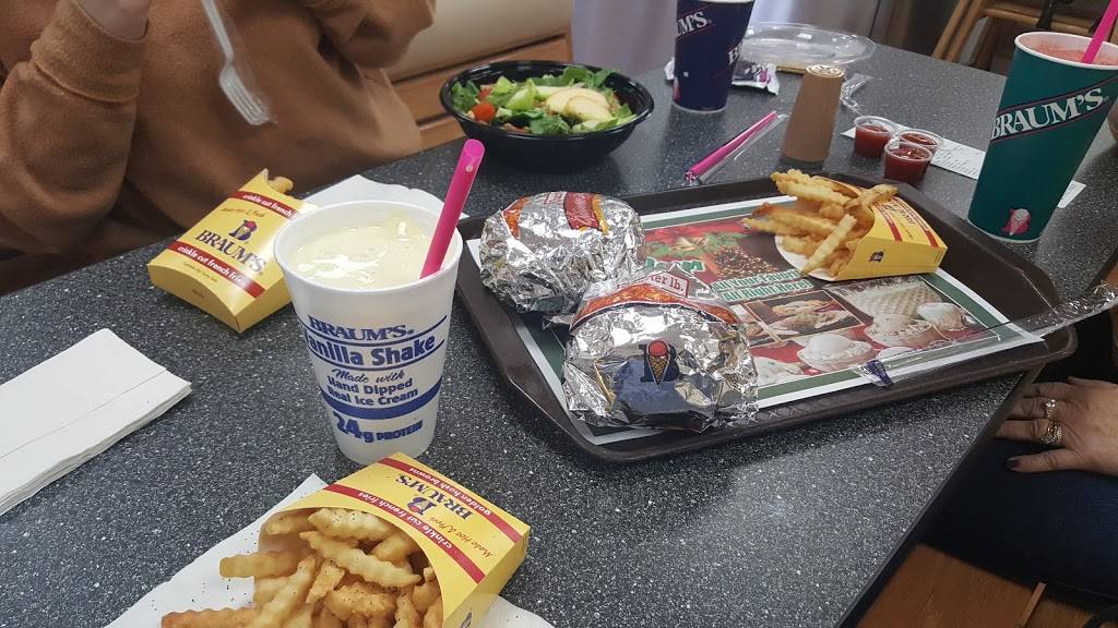 Braums Ice Cream & Burger Restaurant | restaurant | 1308 S Garnett Rd, Tulsa, OK 74128, USA | 9184375531 OR +1 918-437-5531