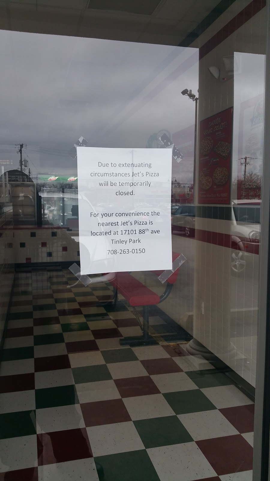 Jets Pizza | meal delivery | 1560, 7154 W 127th St, Palos Heights, IL 60463, USA | 7088275750 OR +1 708-827-5750