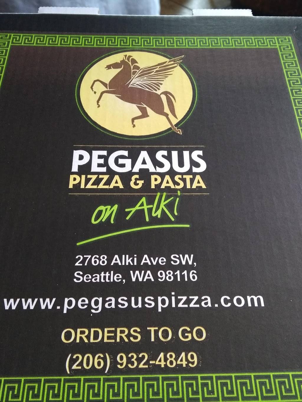 Pegasus Pizza & Pasta | restaurant | 2770 Alki Ave SW, Seattle, WA 98116, USA | 2069324849 OR +1 206-932-4849