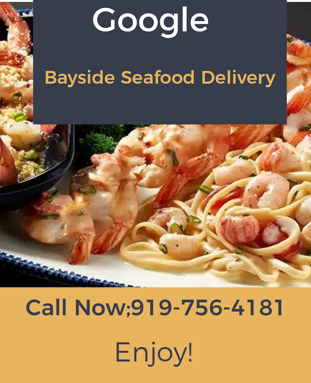 Bayside Seafood Delivery | restaurant | 1005B Evergreen Ave, Goldsboro, NC 27530, USA | 9197564181 OR +1 919-756-4181
