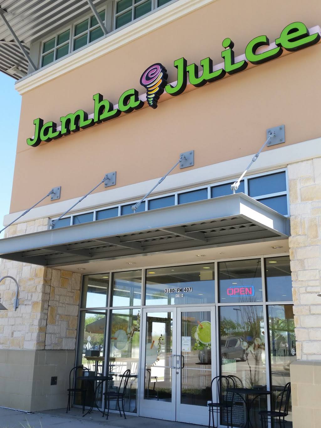 Jamba Juice Pine Creek Shopping Center | restaurant | 3180 FM407 suite 510, Highland Village, TX 75077, USA | 9729660285 OR +1 972-966-0285