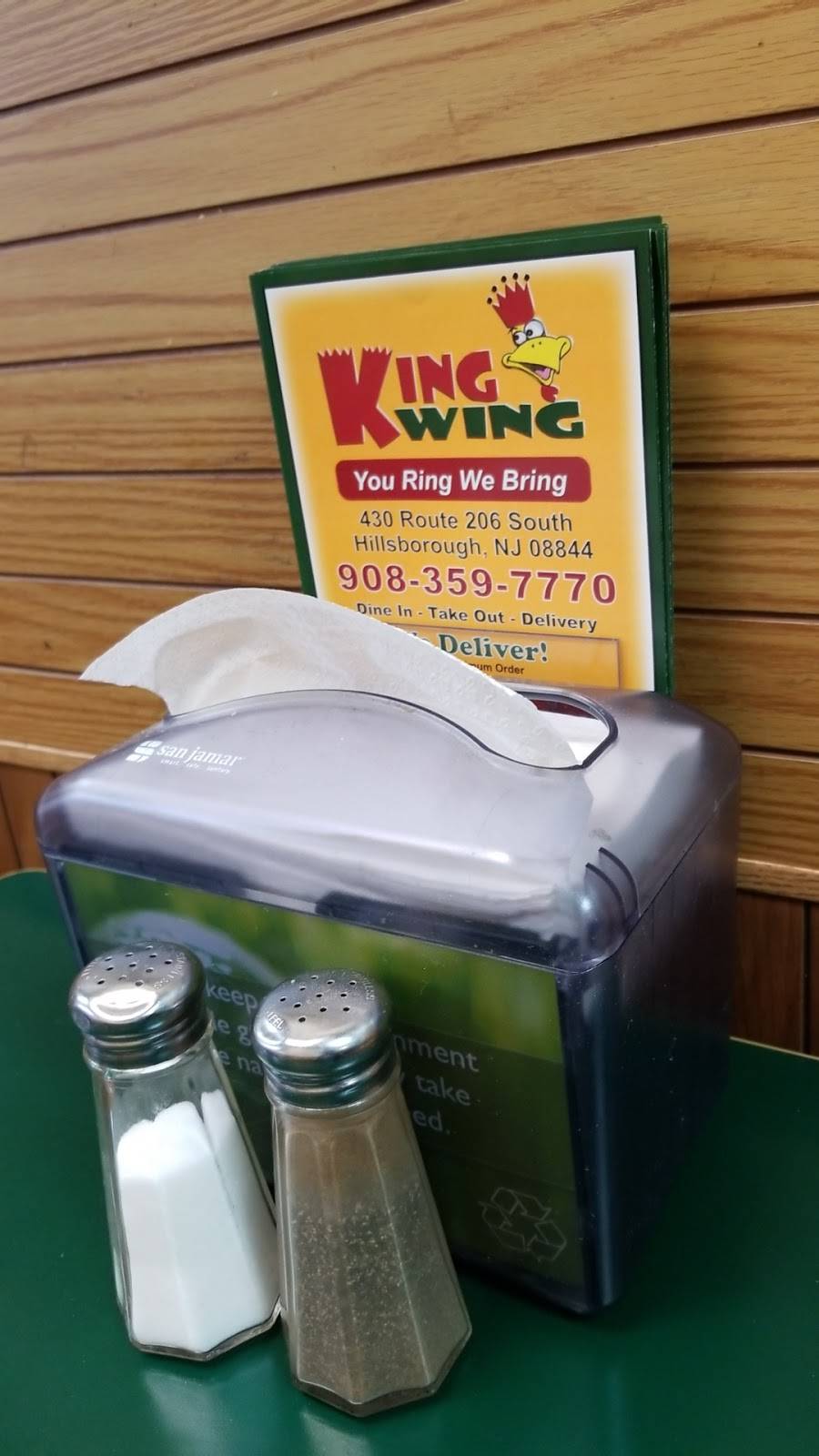 King Wing | restaurant | 430 US-206, Hillsborough Township, NJ 08844, USA | 9083597770 OR +1 908-359-7770