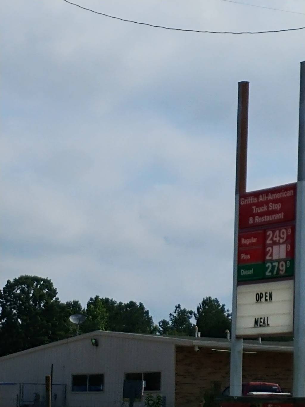 Griffis Truck Stop and All-American Restaurant And American Truc | restaurant | 25357 MS-330, Tillatoba, MS 38961, USA | 6626237217 OR +1 662-623-7217