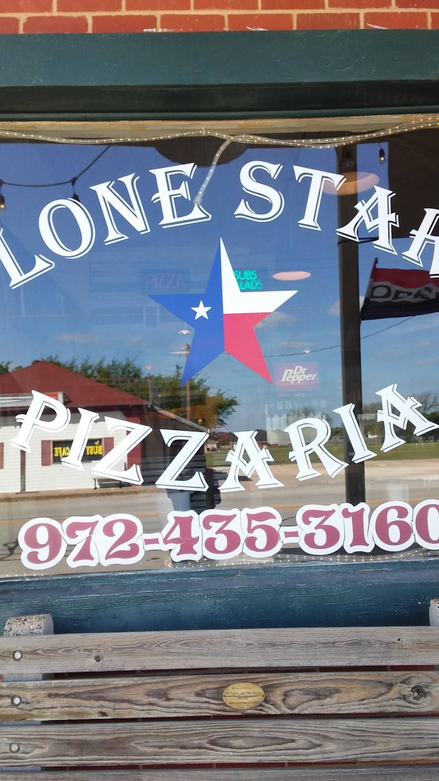 Lone Star Pizzeria | restaurant | 302 S Main St, Maypearl, TX 76064, USA | 9724353160 OR +1 972-435-3160