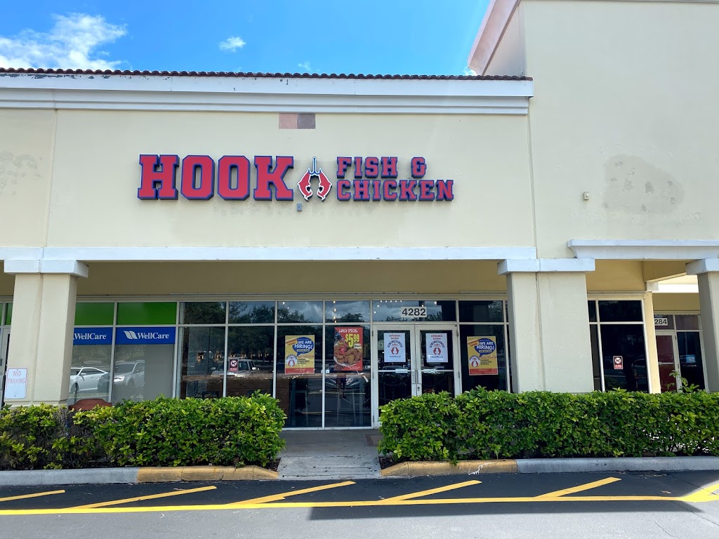 Hook Fish and Chicken | restaurant | 4282 Okeechobee Blvd, West Palm Beach, FL 33409, USA | 5617661557 OR +1 561-766-1557