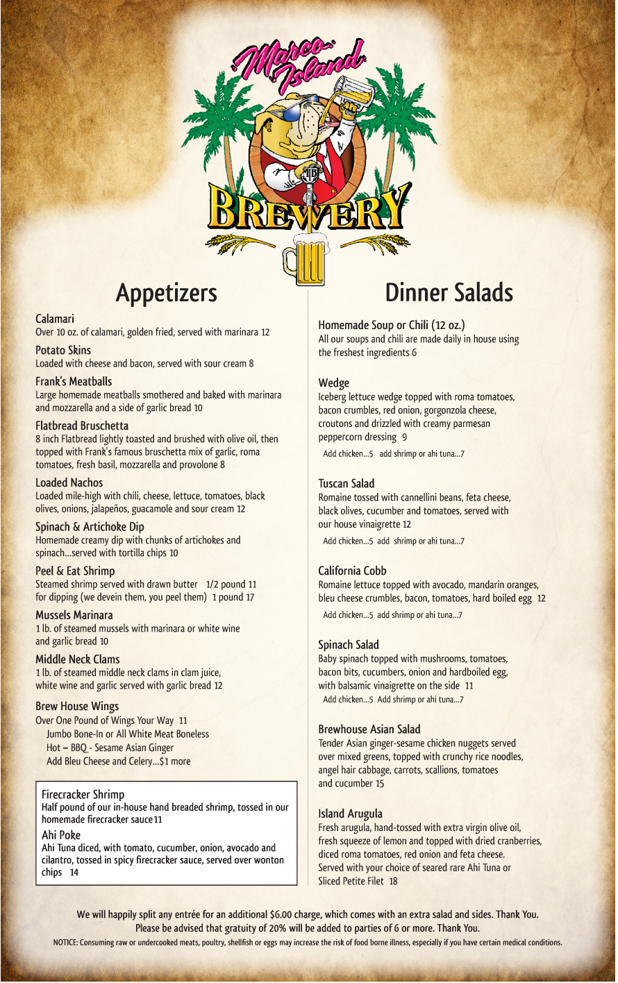 Marco Island Brewery | restaurant | 1089 N Collier Blvd, Marco Island, FL 34145, USA | 2399700461 OR +1 239-970-0461