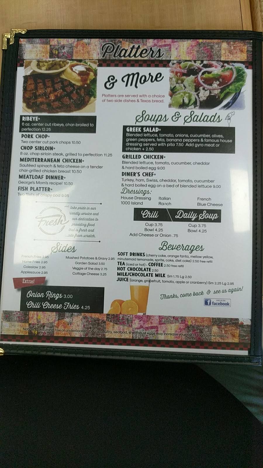 Georges Linworth diner | restaurant | 2245 W Dublin Granville Rd suit 115, Columbus, OH 43085, USA | 6143966401 OR +1 614-396-6401