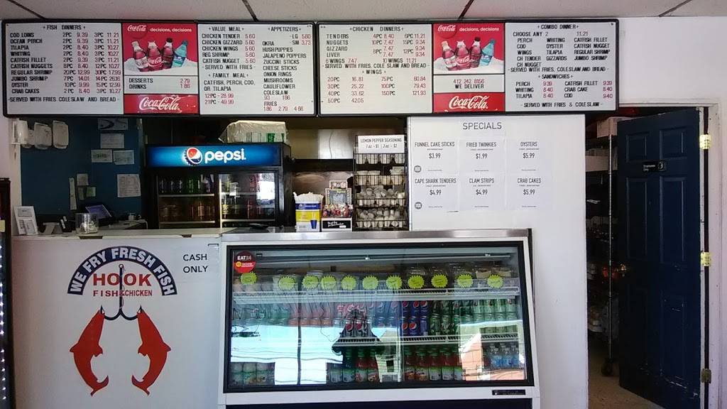 Hook Fish & Chicken | restaurant | 11644 Frankstown Rd, Penn Hills, PA 15235, USA | 4122428156 OR +1 412-242-8156