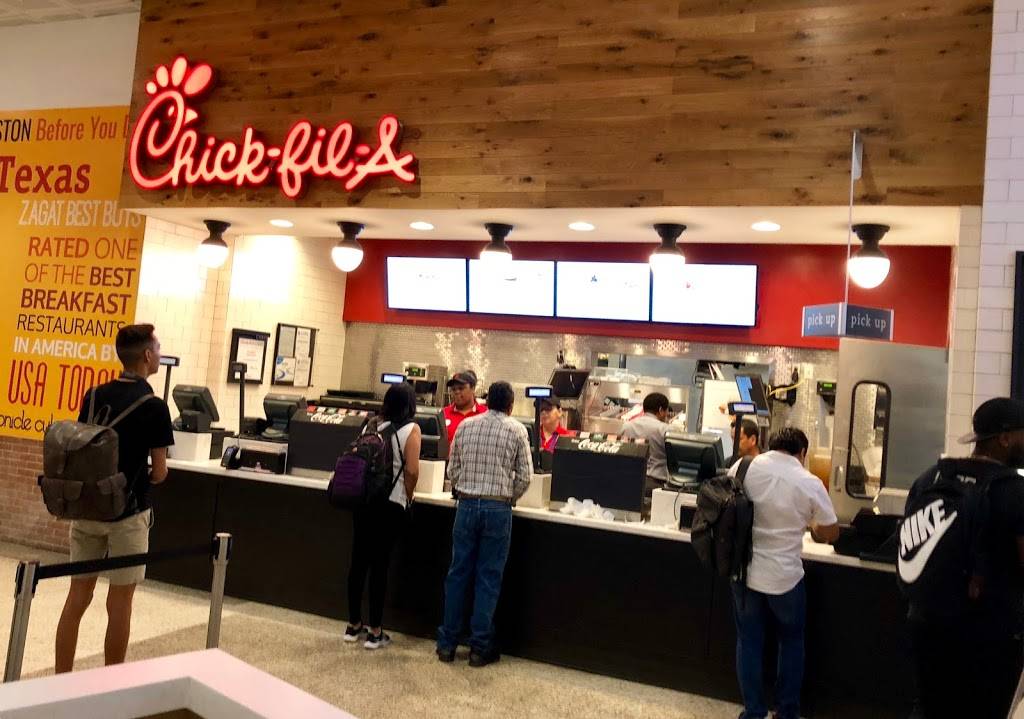 Chick-fil-A | restaurant | Terminal A, 2800 N Terminal Rd, Houston, TX 77032, USA | 3463025013 OR +1 346-302-5013