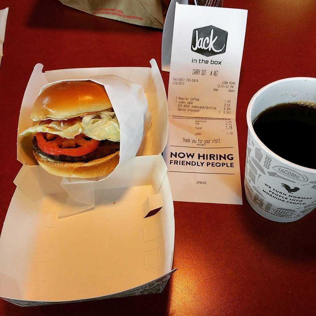 Jack in the Box | restaurant | 4810 NE 4th St, Renton, WA 98059, USA | 4257935874 OR +1 425-793-5874