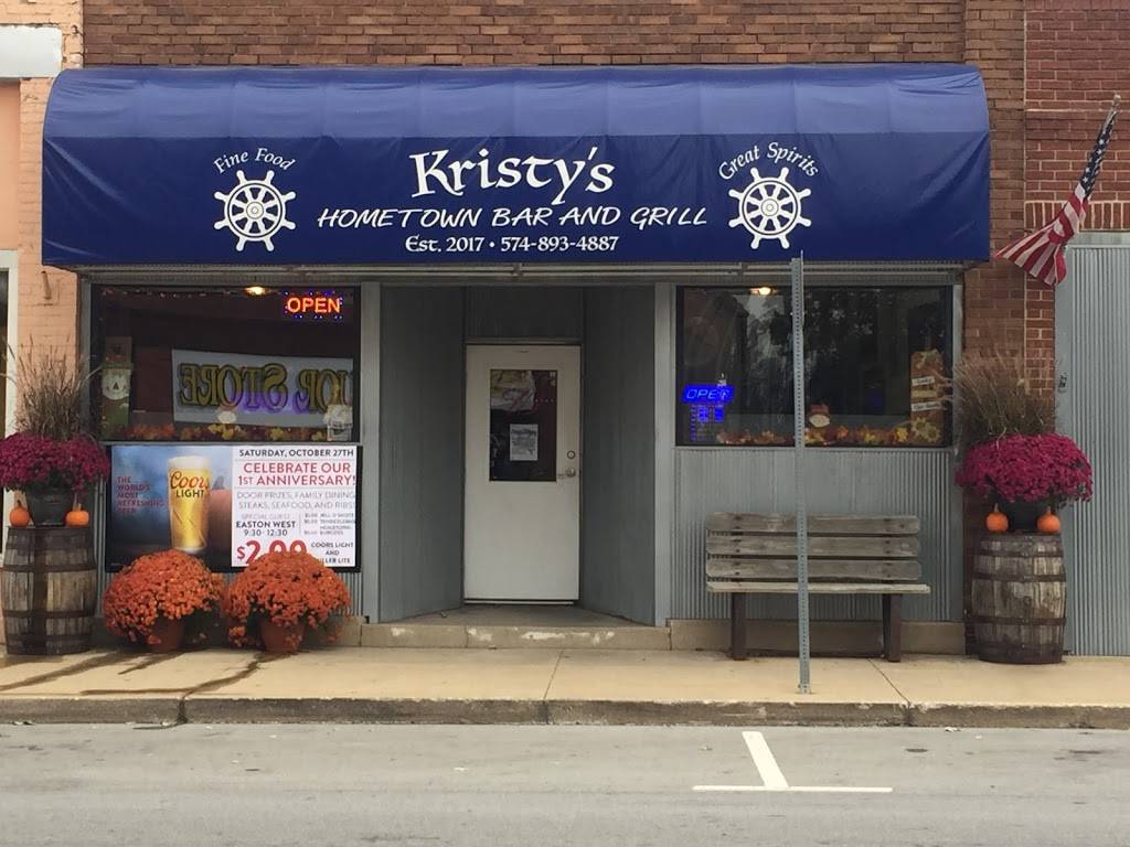 Kristys Hometown Bar and Grill | restaurant | 108 E Rochester St, Akron, IN 46910, USA | 5748934887 OR +1 574-893-4887