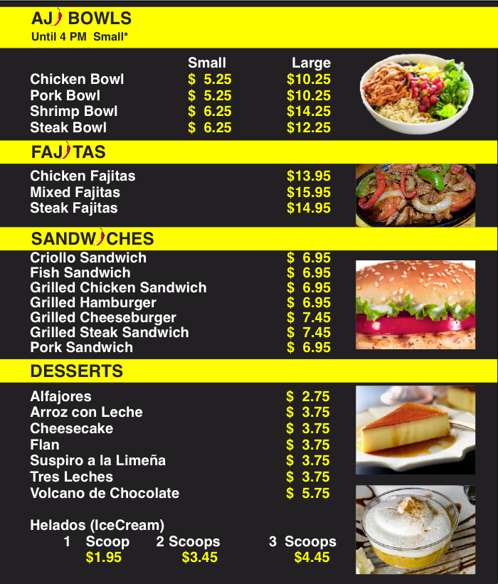 AJI Latin Grill | restaurant | 11735 SW 147th Ave #1, Miami, FL 33196, USA | 3056398882 OR +1 305-639-8882