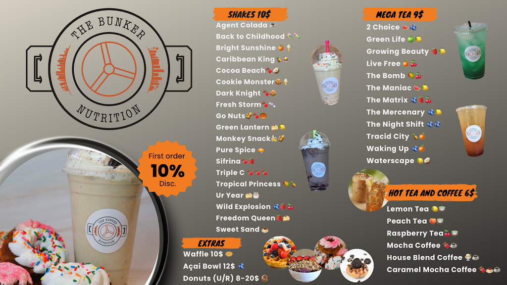 The Bunker Nutrition | meal takeaway | 18351 Pines Blvd, Pembroke Pines, FL 33029, USA | 9549343425 OR +1 954-934-3425