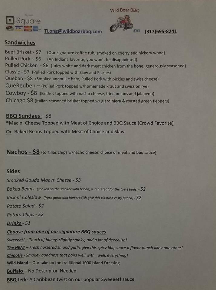 Wild Boar BBQ | restaurant | 9698 Alexander Ln, Fishers, IN 46038, USA | 3176958241 OR +1 317-695-8241