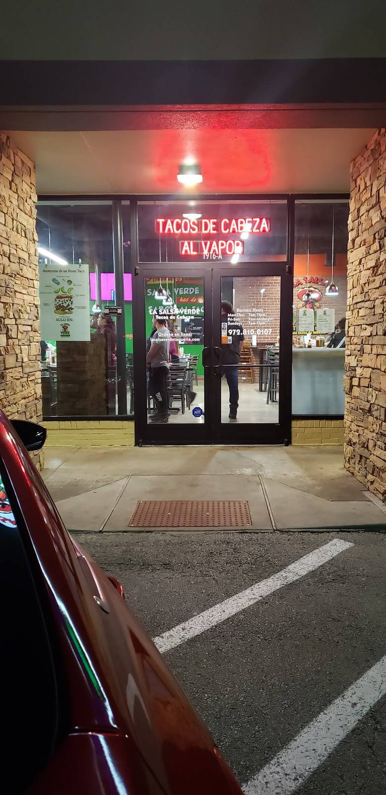 La Salsa Verde | restaurant | 1916 E Belt Line Rd, Carrollton, TX 75006, USA | 9728100107 OR +1 972-810-0107