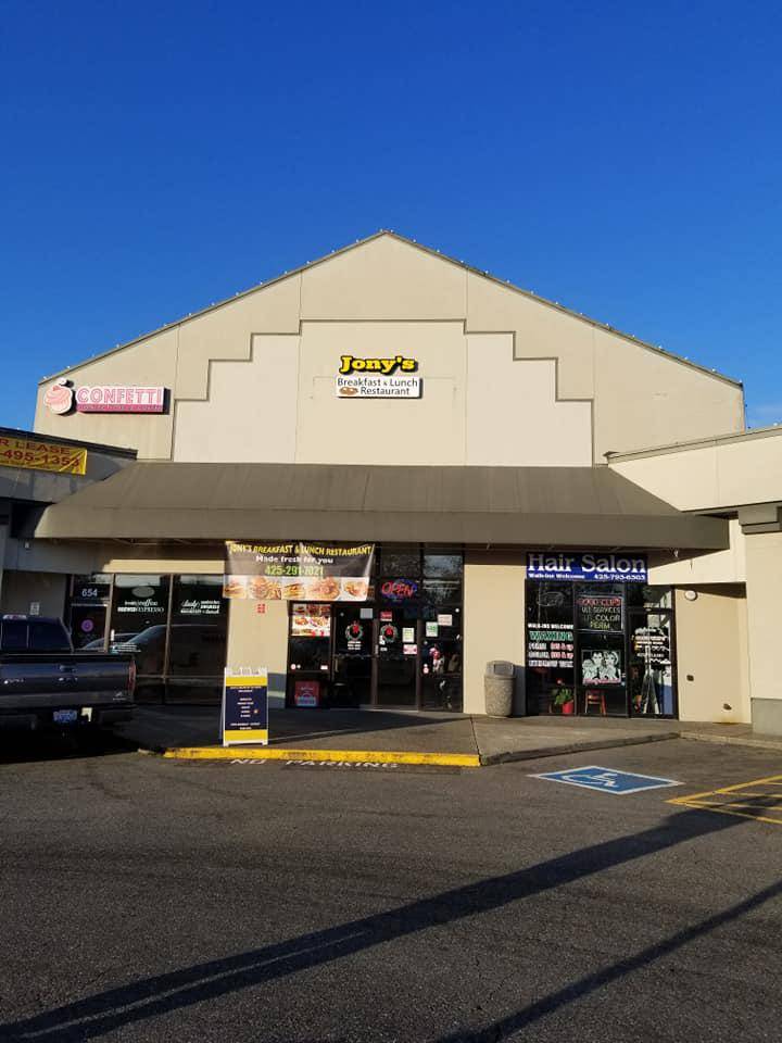 Jonys Breakfast & Lunch Restaurant | restaurant | 656 Strander Blvd, Tukwila, WA 98188, USA | 4252917021 OR +1 425-291-7021