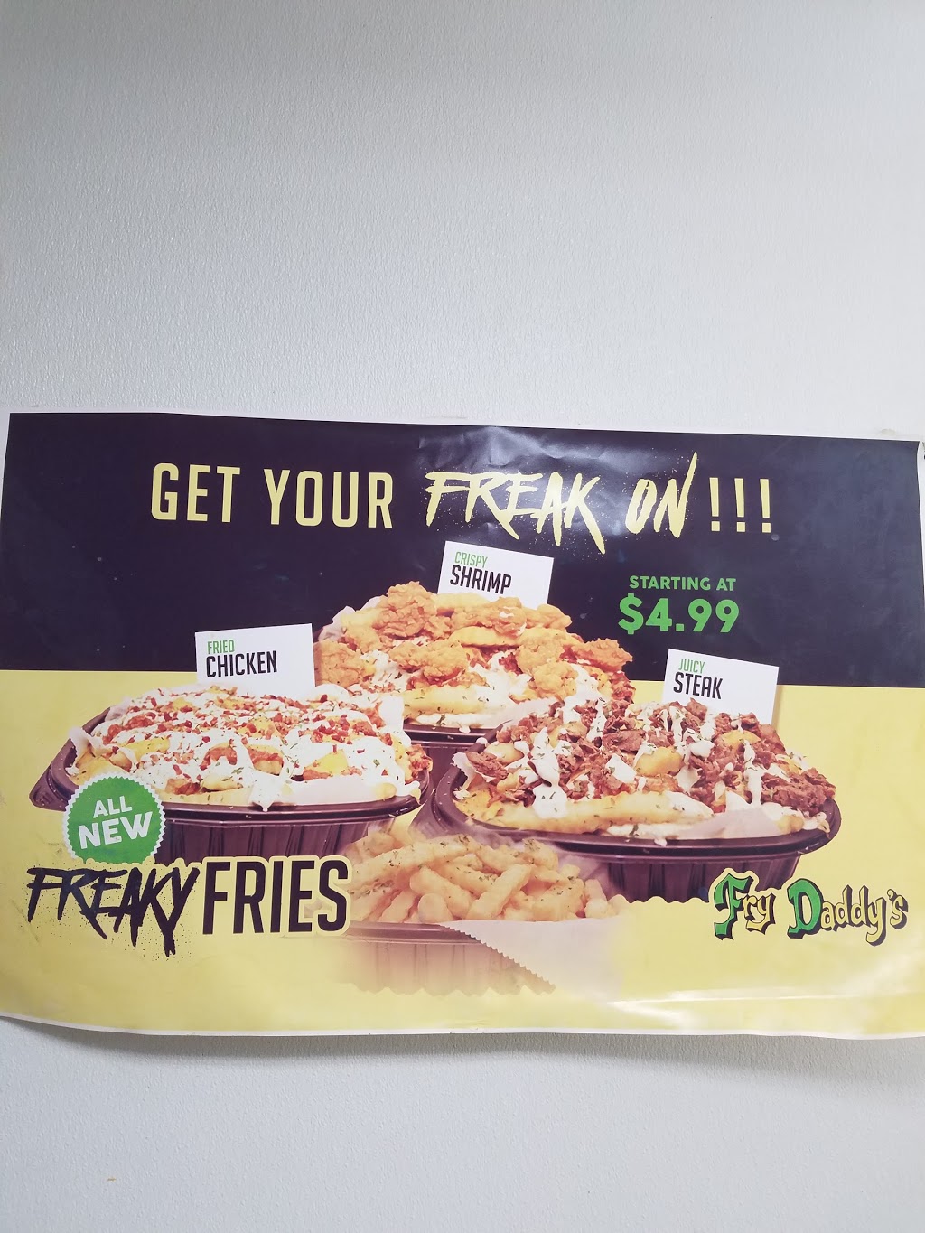 Fry Daddys | restaurant | 2022 St Stephens Rd, Prichard, AL 36610, USA | 2514565858 OR +1 251-456-5858