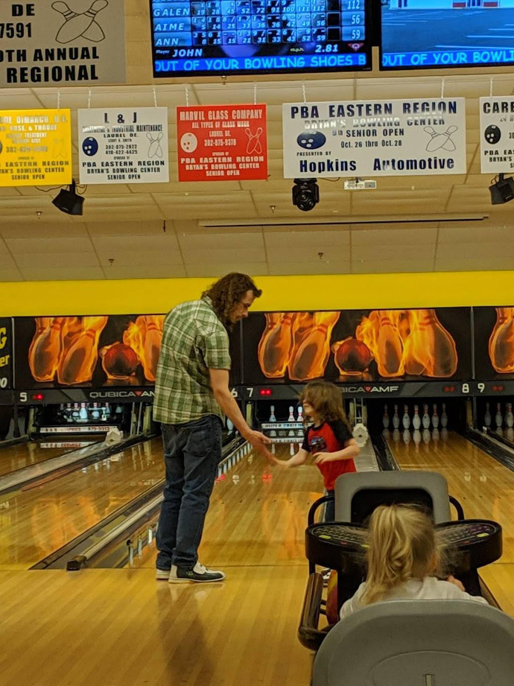 Bryans Bowling Center | restaurant | 1103 S Central Ave, Laurel, DE 19956, USA | 3028757400 OR +1 302-875-7400