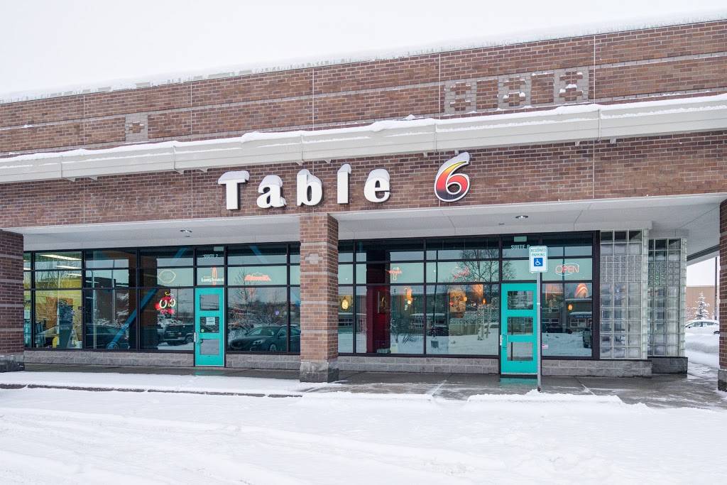 Table 6 | restaurant | 3210 Denali St, Anchorage, AK 99503, USA | 9075626000 OR +1 907-562-6000