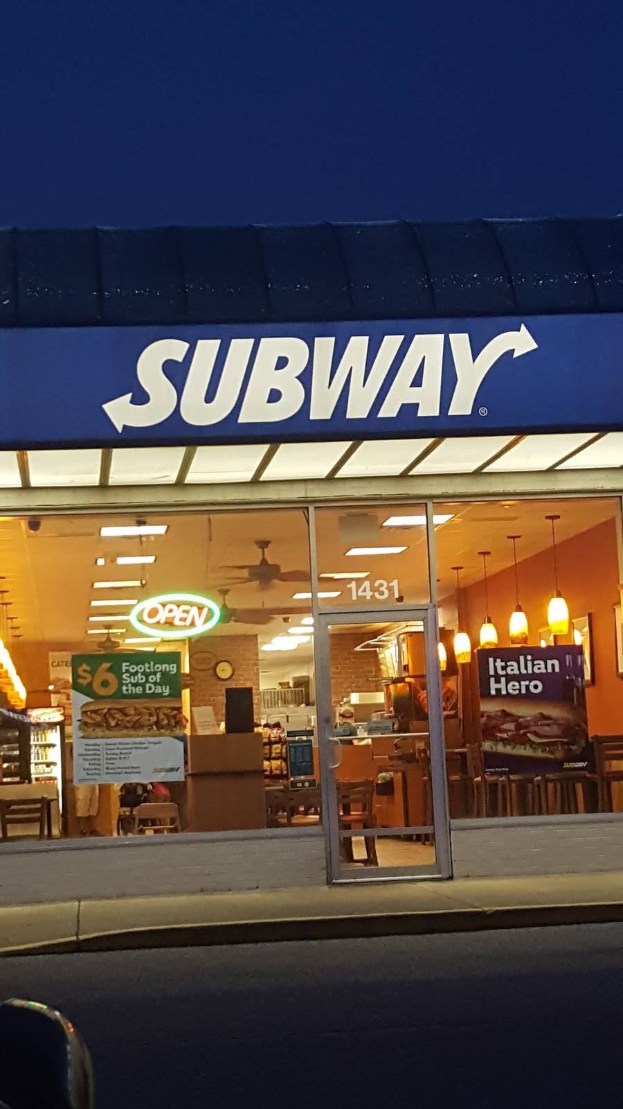 Subway Restaurants | restaurant | 1431 E Wabash St, Frankfort, IN 46041, USA | 7656546600 OR +1 765-654-6600